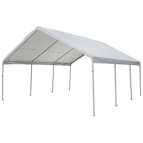 King Canopy Replacement Drawstring Cover 18-Feet by 20-Feet, fits 17-Feet 9-Inch by 20-Feet A-Frame, White