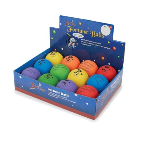 PetEdge ZW2301 12 Zanies Fortune Display Ball - 12 Piece