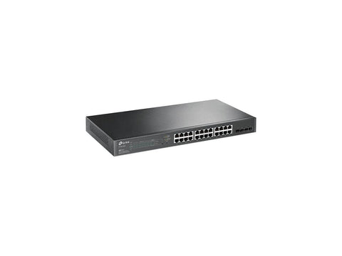 TP-Link Omada SG2428P | Jetstream 24 Port Gigabit Smart Managed PoE Switch | 24 PoE+ Ports @250W, 4 SFP Slots | Omada SDN Integrated | PoE Recovery | IPv6 | Static Routing