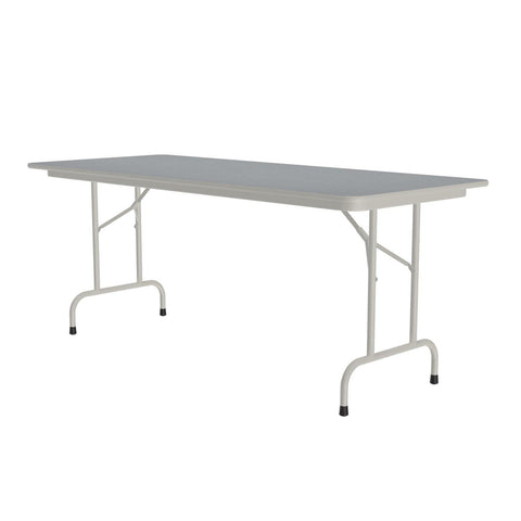 Correll Rectangular Laminate Top Folding Table with Gray Granite CF3096TF-15