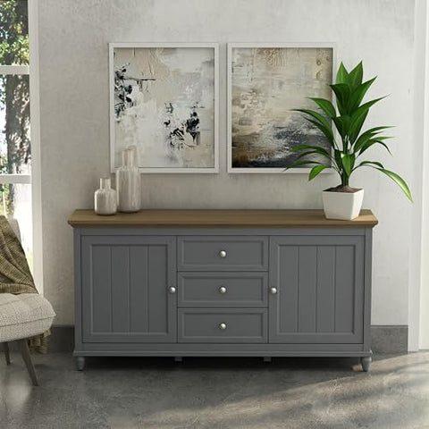 Anderson Teak Chenon Grey & Brown Sideboard