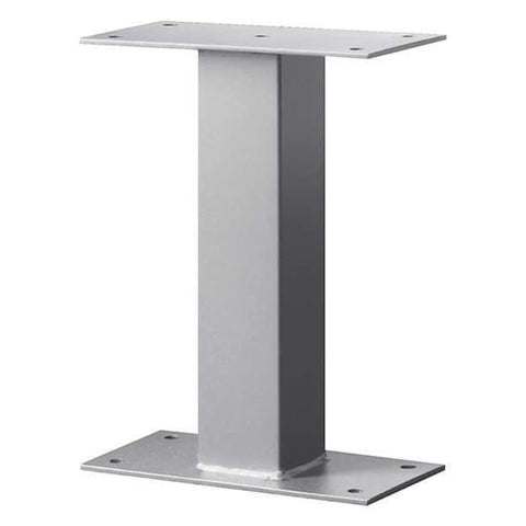 Salsbury Industries 4395SLV Standard Pedestal, Silver, 16 in. H