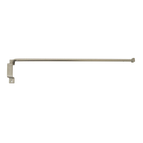 Innovative Brent Swing Arm Window Curtain Rod, Nickel - 1/2" Rod Diameter Fits Windows Size 20" - 36" - Stainless Steel Heavy Duty Drapery Rods for Bedroom, Living Room, Kitchen & Bathroom