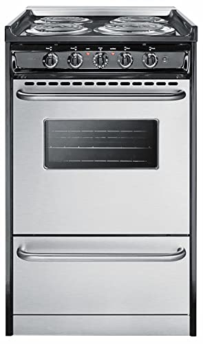 Summit TEM110BRWY Kitchen Cooking Range, Stainless Steel