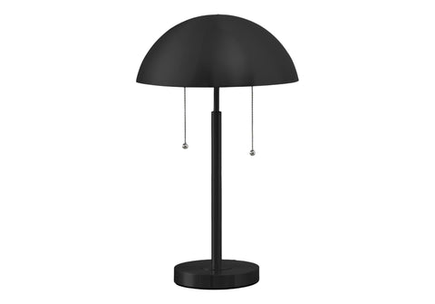 Monarch Specialties I 9953 Lighting, 20" H, Table Lamp, Black Metal, Contemporary