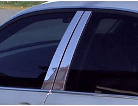 QAA is Compatible with 2006-2012 BMW 3 Series 4 Piece Stainless Pillar Post Trim PP26905