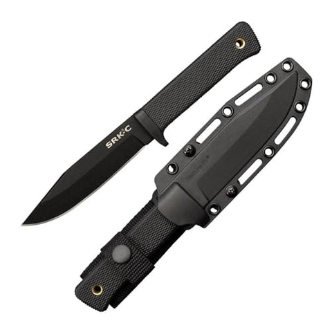 COLD STEEL Recon Tanto 7" SK-5 Razor-Sharp Blade 4.75" Kray-Ex Handle Military Tactical Fixed Blade Knife w/Secure-Ex Sheath