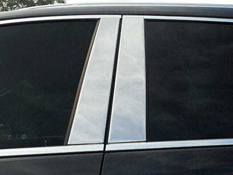 QAA is Compatible with 2017-2026 Cadillac XT5 12 Piece Stainless Pillar Post Trim, Includes Two Front Pillars and one Triangle Piece, Front of The Mirror PP57263