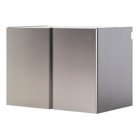 Klair Living Nova Series Wood Base Door Wall Mounted Garage Cabinet in Metallic Gray (32 in W x 24 in. H x 20 in D) Nova-BD3220