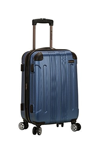 Rockland London Hardside Spinner Wheel Luggage, Champagne, Carry-On 20-Inch, 22"X13. 5"x10" (with wheels)