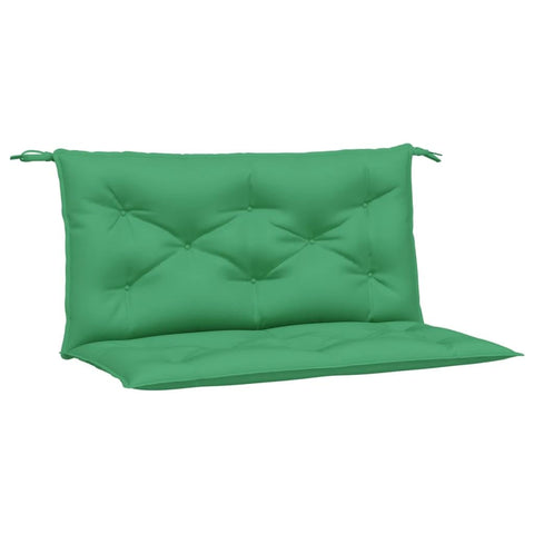 vidaXL Garden Bench Cushions 2pcs Green 39.4"x19.7"x2.8" Oxford Fabric - Water and Wrinkle, Ultra-Soft Hollow Fiber Filling for Indoor/Outdoor Use