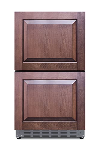 Summit 18” Two Drawer Refrigerator, 3.4 cu.ft. Capacity, ADA Compliant, Stainless Steel, Panel Ready Capable*- ADRD18PNR (*Panels not included)