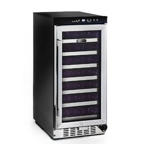 Whynter BWR-33SD 33 Bottle Built-In Wine Refrigerator, Multicolor