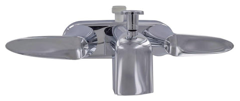 Valterra PF223362 Faucet 4" Tub W/Shower D-Spud Chrome 2-Lever Handle