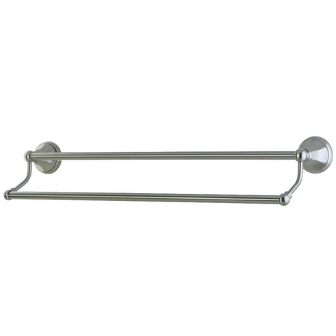 Kingston Brass BA4813SN Metropolitan Dual -Towel Bar, 24-Inch, Brushed Nickel