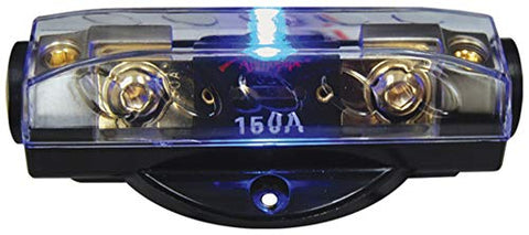 Audiopipe CQ1221P Fuseholder Anl Audiopipe Blue Led; Platinum
