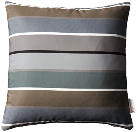 Modway Outdoor Indoor All Weather Patio Throw Pillow in Stripe