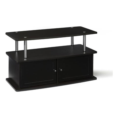 Convenience Concepts Designs2Go 40 inch TV Stand with 2 Storage Cabinets and Shelf, Espresso