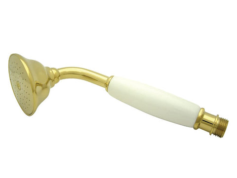Kingston Brass K105A2 Victorian Hand Shower, 8-3/8 inch Length, Polished Brass