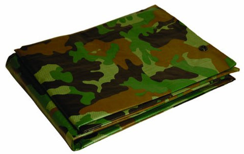10' x 12' Foremost Tarp 41012 Camouflage Dry Top Camouflage 7-Mil Tarp