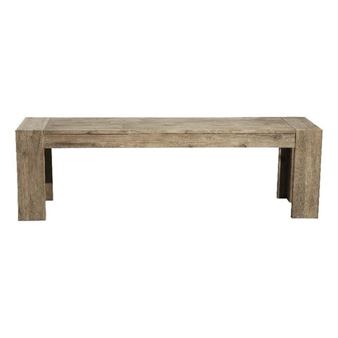 Alpine Furniture Seashore Dining Bench, Brown, Natural