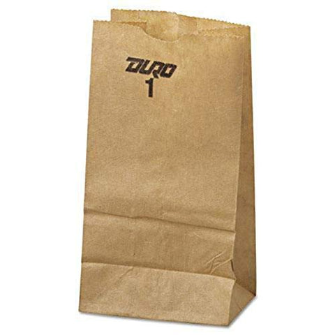 Grocery Paper Bags 30 lb Capacity 1 3.5 inch x 2.38 inch x 6.88 inch Kraft 500 Bags