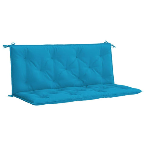 vidaXL Garden Bench Cushions 2pcs Light Blue - Made of Durable, Water-Resistant Oxford Fabric - Comfortable, Soft Filling with Hollow Fiber - Indoor and Outdoor Use - Stylish Home Decor