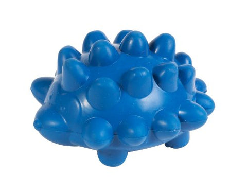 Boss Pet Chomper Tail Waggers Peanut Butter Hedgehog Squeaker Toy for Pets, Assorted Colors