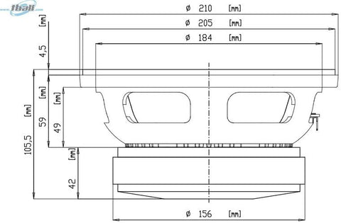 Eighteen Sound 8M400F-8 18sound 8woofer/250w/8ohms