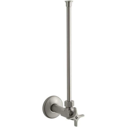 KOHLER 1/2 in. Npt Angle Supply With Stop With Cross Handle And Annealed Vertical Tube