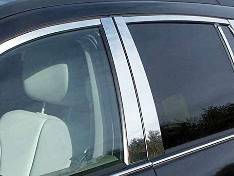 QAA is Compatible with 2004-2008 Chrysler Pacifica 8 Piece Stainless Pillar Post Trim PP44751