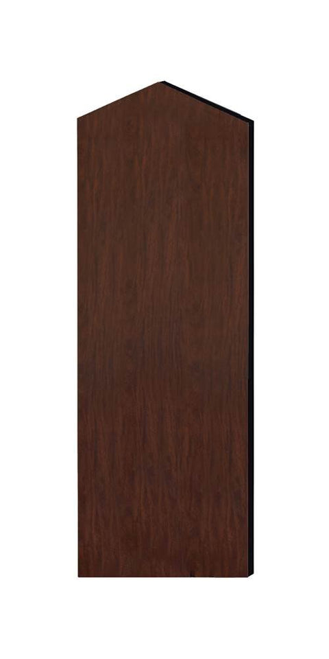 Salsbury Industries 22247MAH Double End Side Panel for 24-Inch Deep Extra Wide Designer Wood Locker with Sloping Hood, Mahogany Brown