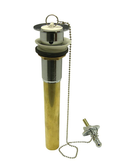 Kingston Brass CC1001 Concord 20 Gauge Pull-Out Lavatory Drain with Stopper, 2-5/16", Polished Chrome