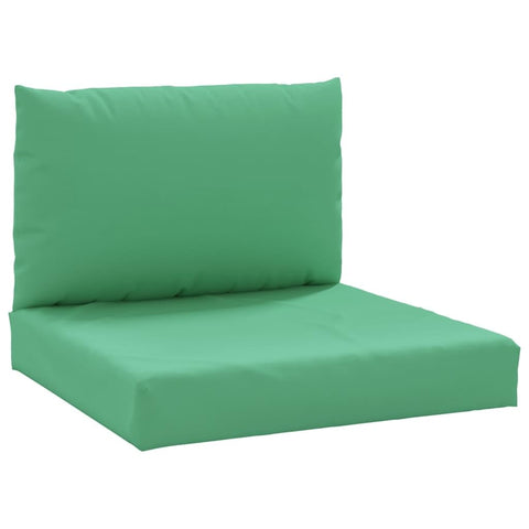 vidaXL Green Pallet Cushions, Set of 2, Made with Durable Oxford Fabric and Plump Hollow Fiber Filling - Patio Seating Upgrade for Outdoor Space