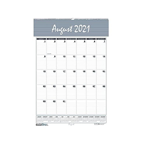 House of Doolittle 2021-2022 Monthly Wall Calendar, Academic, Bar Harbor, 22 x 31.25 Inches, August - July (HOD354-22)