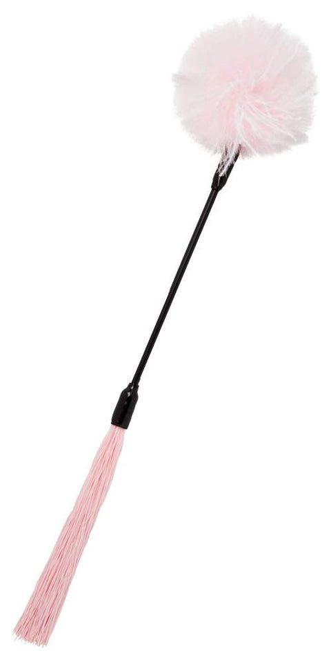 Sex and Mischief Ss76025 Whip & Tickle: Pink and White