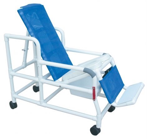 MJM International, tilt shower chair (18.5"), square pail