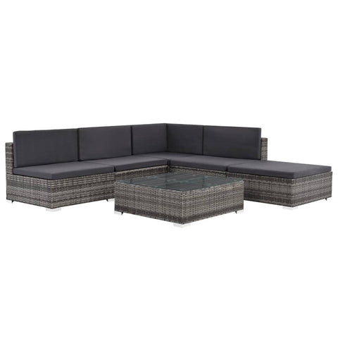 vidaXL Sofa Set Grey, Dark Grey