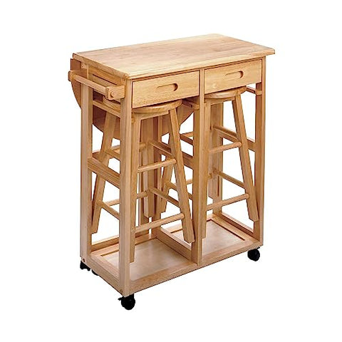 Winsome Trading, Inc. 89332 Burnett Kitchen, Round, Natural