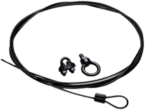 Black 10 Foot Cable and Clamp