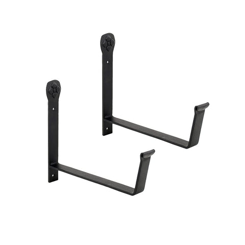 Achla Designs Wall Mounted Flower Box Brackets, Pair, 8 inch