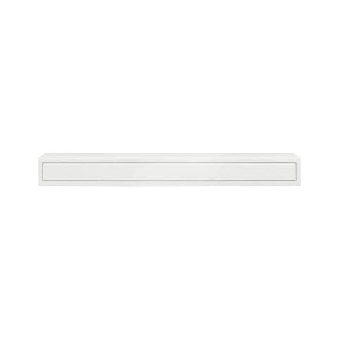 Pearl Mantels Sarah Fireplace Mantel Shelf MDF, 60", White Paint