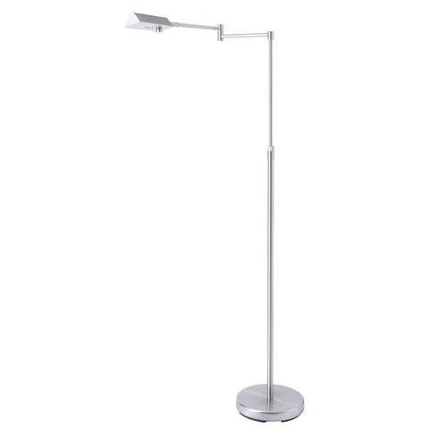 Lite Source LED Floor LAMP, Brushed Nickel, Type LED SMD 10W LS-960LED/BN