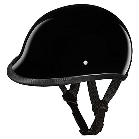 Daytona Helmets Half Shell Hawk Motorcycle Helmet | DOT Approved | Lightweight, Durable Protection with a Bold Edge-Built for Thrill-Seekers | Ride with Attitude and Assurance Every Mile