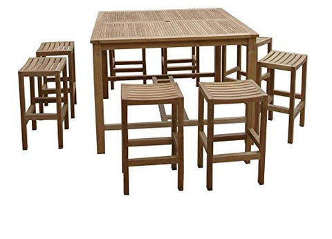 SET-120 Set of 1 Windsor 59" Square Bar Table and