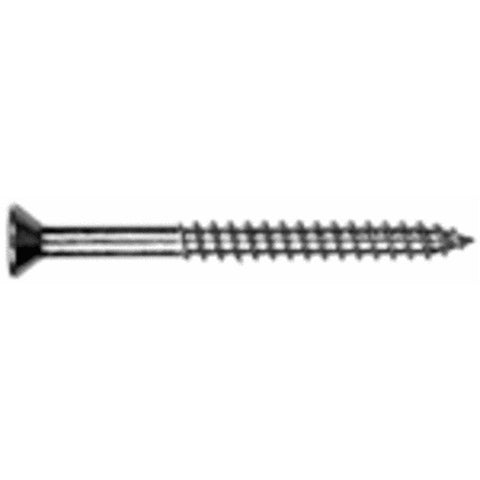 Hillman Wood Screws No. 14 X 1-1/2 " Phillips Flat Head Box 100