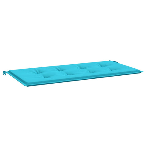 vidaXL Bench Pad Plain Turquoise 47.24 x 19.69 x 1.18 in Oxford Fabric, Stylish Rectangular Cushions for Living Room, Patio, Garden, Indoor, Outdoor, Durable Foam, Oxford Fabric