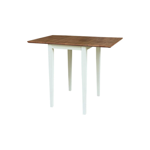 IC INTERNATIONAL CONCEPTS Solid Wood Small Drop Leaf Dining Table - Multi-Color