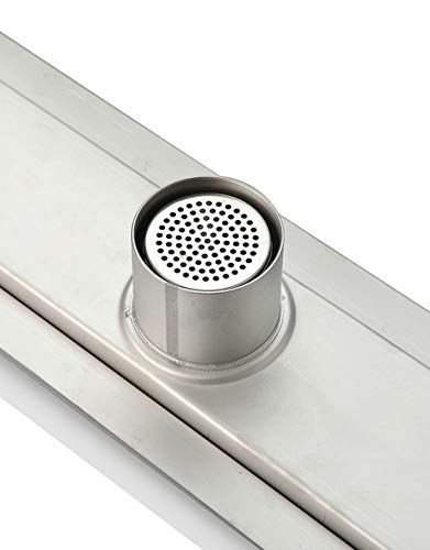 Kube Bath Kube 27.5" Linear Drain with Pixel Grate