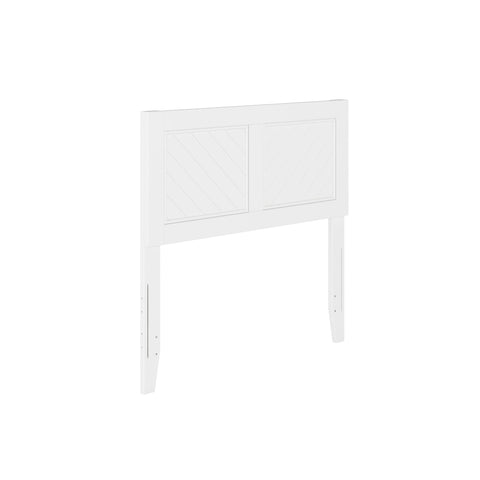 AFI, Canyon Twin Solid Wood Rustic Farmhouse Headboard, White